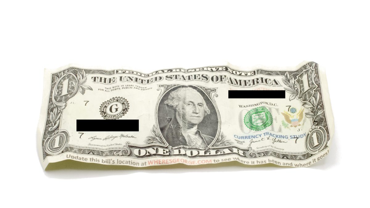 Nota de um dólar americano